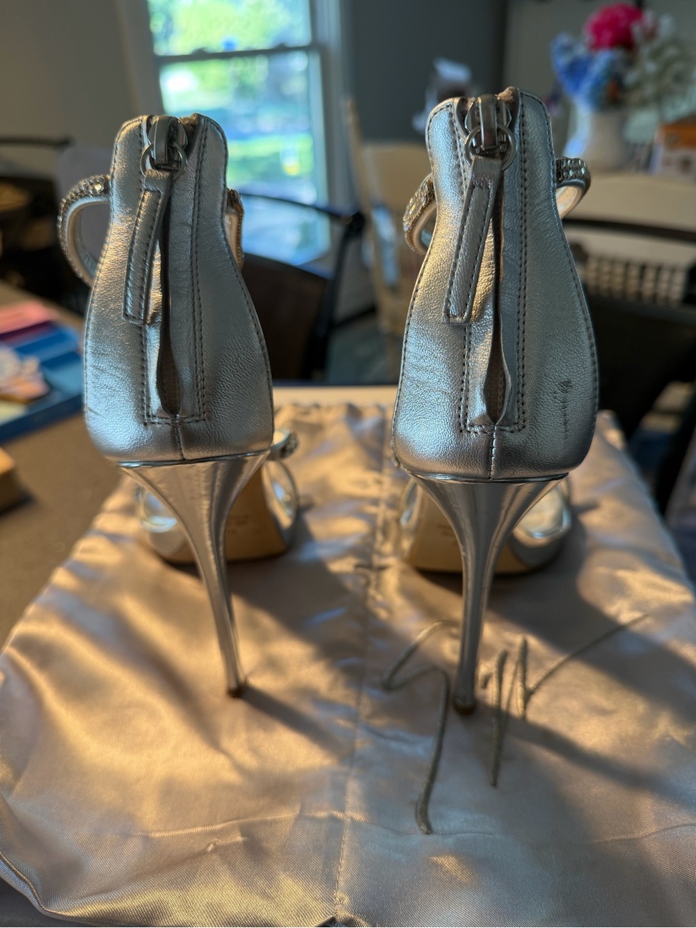 Giuseppe Zanotti Rhinestone Heels - Picture 2 of 5